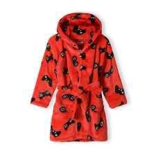 15PJ 26T: Boys Aop Cuddle Fleece Robe (8-14 Years)